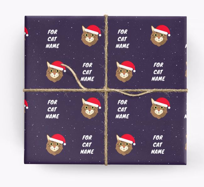 'Christmas Wrapping Paper' - Personalised Wrapping Paper for Your {breedFullName}